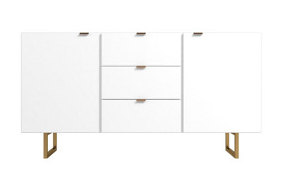 OUT & OUT Seattle White Large Modern Sideboard - 135cm