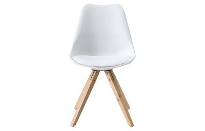 OUT & OUT Set of 2 Bojan Dining Chairs in White