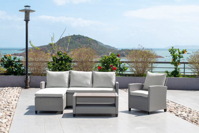 Patio sectional deals with chaise lounge