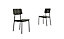 OUT & OUT Thalia Dining Chair in Black- Set of 2