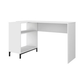 OUT & OUT Vola White Corner Computer Desk