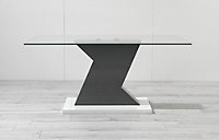 OUT & OUT Zen Dining Table with Glass top- 160cm
