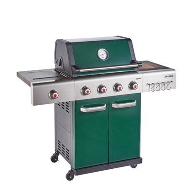 Outback Jupiter 4 Burner Hybrid BBQ (Green)
