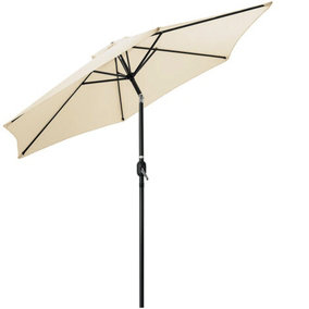 Outdoor 2.7m Cantilever Parasol MVR941MAL in Natural