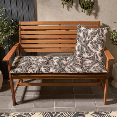 Outdoor Seater Bench Cushion Garden Furniture Seat, 40 x 110cm
