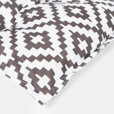 Outdoor 2 Seater Patterned Bench Cushion Garden Furniture Seat - 5