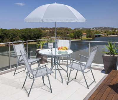 Metal outdoor dining set for online 6