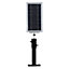 Outdoor 9W Solar LED Wall or Post Light