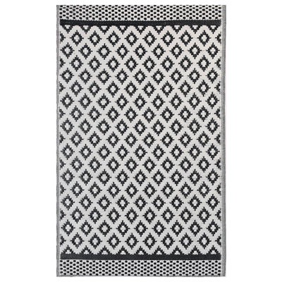 Outdoor Area Rug 120 x 180 cm Black THANE