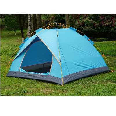 Outdoor Automatic Pop Up Camping Tent 3-4 Person Family Sun Shade Hiking Shelter - 8