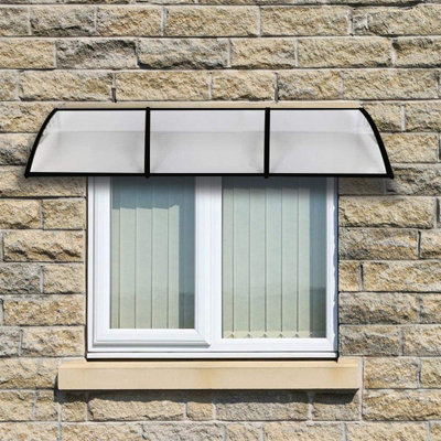 Outdoor Awning Waterproof Front Door Canopy Window Garden Canopy Patio Porch Awning Rain Shelter Cover 270 cm