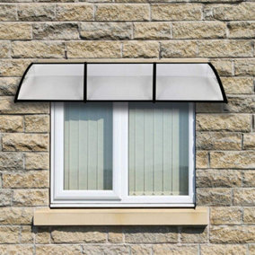 Outdoor Awning Waterproof Front Door Canopy Window Garden Canopy Patio Porch Awning Rain Shelter Cover 270 cm
