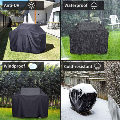 Outdoor Barbecue Cover BBQ Outdoor Furniture Waterproof Rainproof and Dustproof Cover S