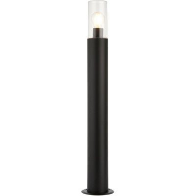 Outdoor Bollard Post Light - 15W E27 LED - 800mm Height - Stainless Steel