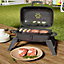 Outdoor Camping Charcoal BBQ Grill Stove Folding Leg Garden Smoker Cook