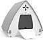 Outdoor Cat House, Shelter for Feral Cats, Kennel for Small Medium Pets,Raised Floor, Weatherproof for All Seasons Daisy