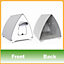 Outdoor Cat House, Shelter for Feral Cats, Kennel for Small Medium Pets, Raised Floor, Weatherproof for All Seasons Mona