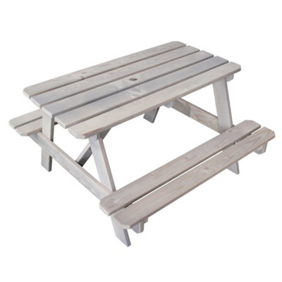 Wooden picnic bench b&q hot sale