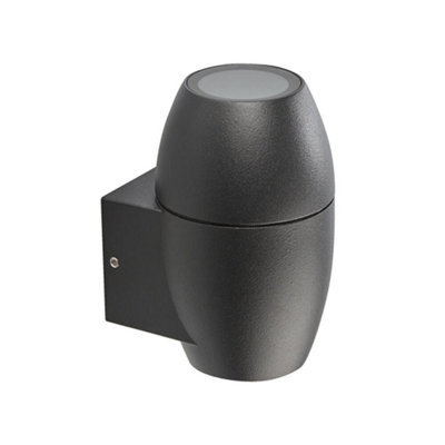 Outdoor Cone Shaped Up and Down Wall Light DIY at B Q