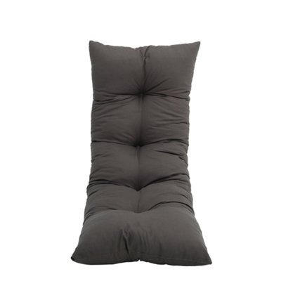 Outdoor Dark Grey Rectangular Garden Sofa Bench Seat Cushion Patio Seat Cushion Dining Chair Seat Pads