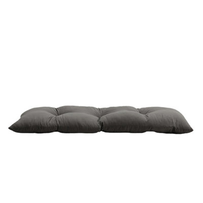 Outdoor Dark Grey Rectangular Garden Sofa Bench Seat Cushion Patio Seat Cushion Dining Chair Seat Pads