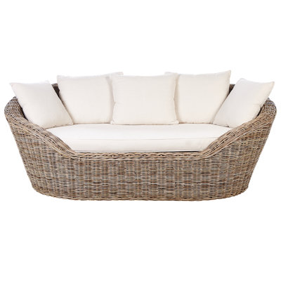 Outdoor Daybed Rattan Natural CAVO