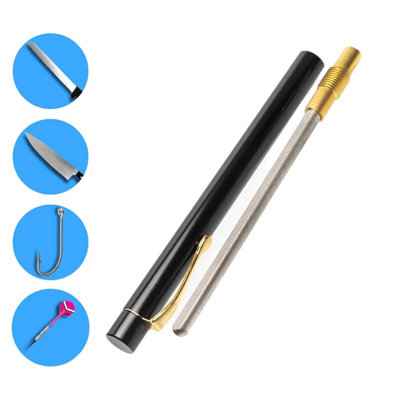 Outdoor Diamond Pen File 5.6" (143mm) 600 Grit James Barry Sharpening EFOF