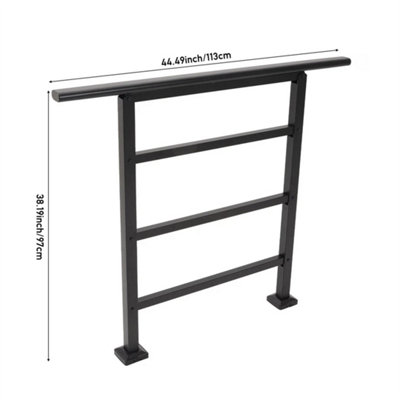 OUTDOOR DISABILITY HANDRAIL MOBILITY SAFETY GRAB RAIL DOOR STEPS