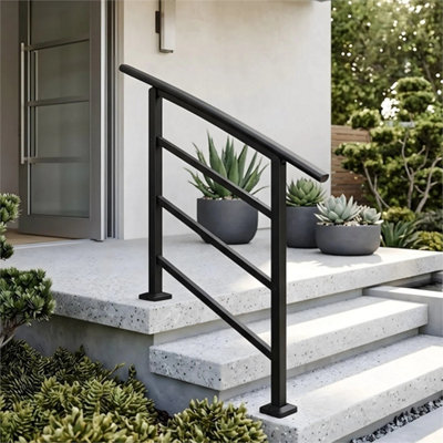 OUTDOOR DISABILITY HANDRAIL MOBILITY SAFETY GRAB RAIL DOOR STEPS
