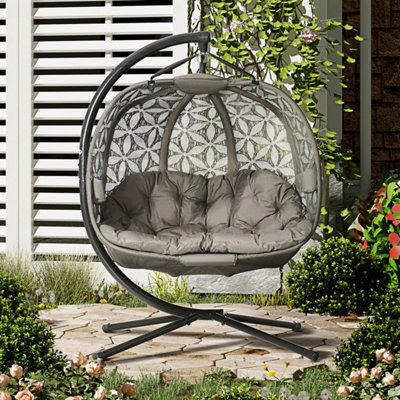 Garden swing double chair sale