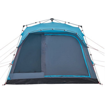 Outdoor Family Tent Cabin 7-Person Blue Quick Release
