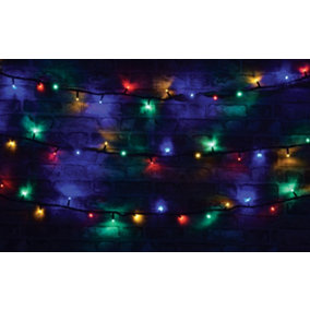 Outdoor Festive Heavy Duty 180 LED Christmas String Lights with Controller- Multi Coloured