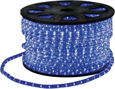 Outdoor Festive Static LED 90M Rope Lights Kit With Wiring Accessories- Blue