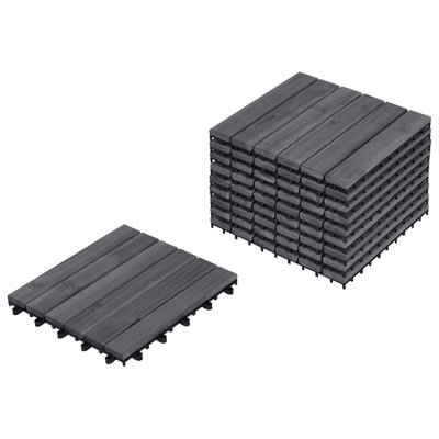 Outdoor Flooring ACCETTURA Certified Acacia Wood Grey