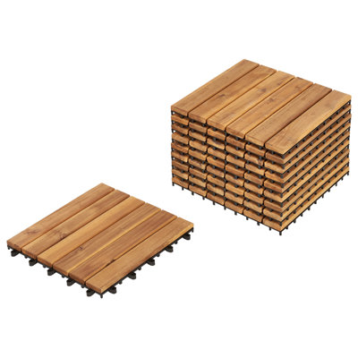 Outdoor Flooring ACCETTURA Certified Acacia Wood Natural