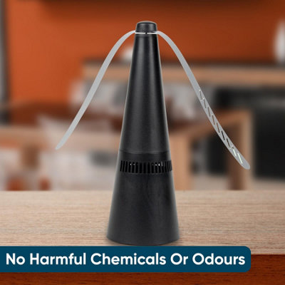 Outdoor Fly Repellent Fan - Black