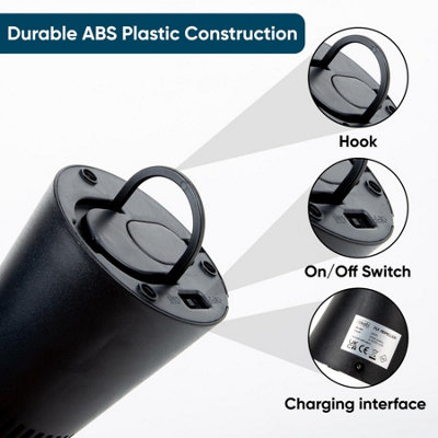 Outdoor Fly Repellent Fan  - Black - 5