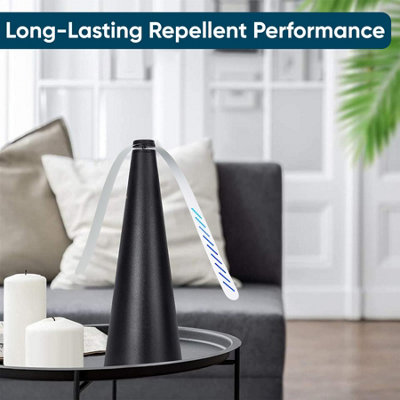 Outdoor Fly Repellent Fan - Black