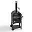 Outdoor Freestanding Large Stainless Steel Pizza Oven with Wheels and Chimney