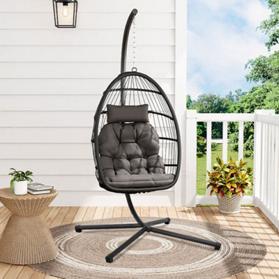 Garden swing chair b&q best sale