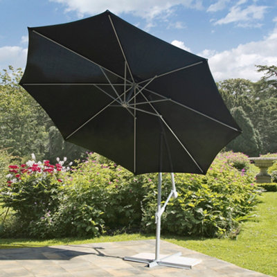 Outdoor Garden 3m Hanging Crank Parasol