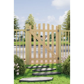 Outdoor Garden Border Fence Gate Elegant Entrance to Patio,Yard, and Garden