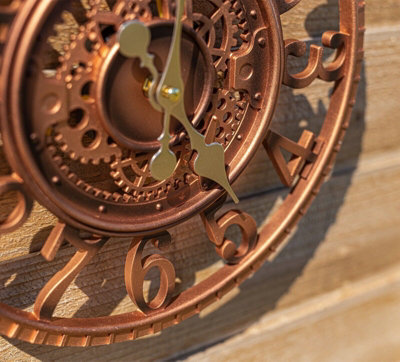 Outdoor Garden Bronze Effect Mechanical Clock - 3