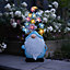 Outdoor Garden Decorative Solar Powered LED Gonk Gnome Stake Light automatic Light Up