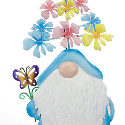 Outdoor Garden Decorative Solar Powered LED Gonk Gnome Stake Light automatic Light Up