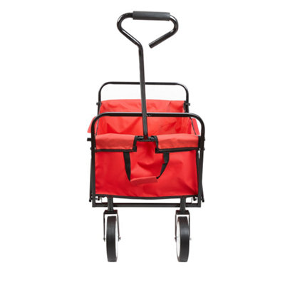 Outdoor Garden Folding Cart - Red - 3