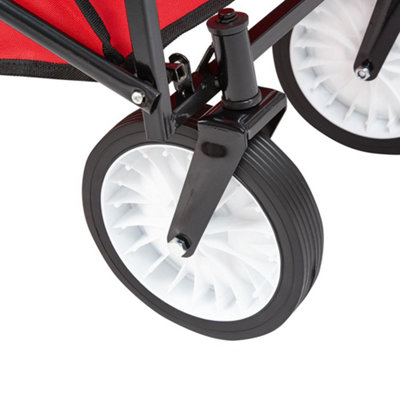 Outdoor Garden Folding Cart - Red - 5