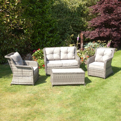 Outdoor Garden Furniture Portofino Sofa Collection Rattan Set DIY at B&Q