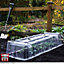Outdoor Garden Mini Greenhouse Growing Tunnel Plant Cloche for Vegetables, Protects Plants & Crops & Reduces Pest Damage (x3)
