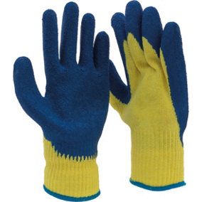 Outdoor Garden Unisex Easy Grip Gardening Gloves with Non Slip Latex Grip - Pair (MEDIUM)